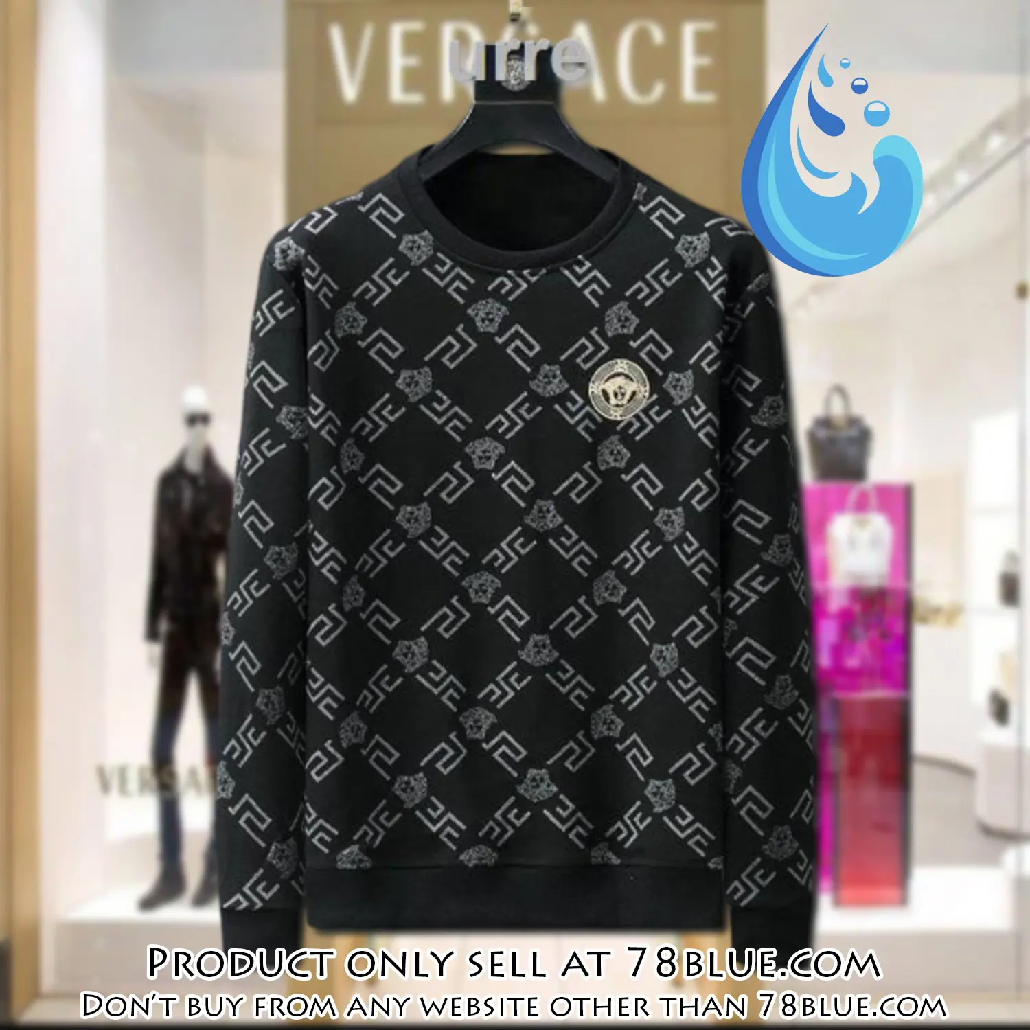 Versace luxury ugly sweater for winter lzu1416 78b1637508